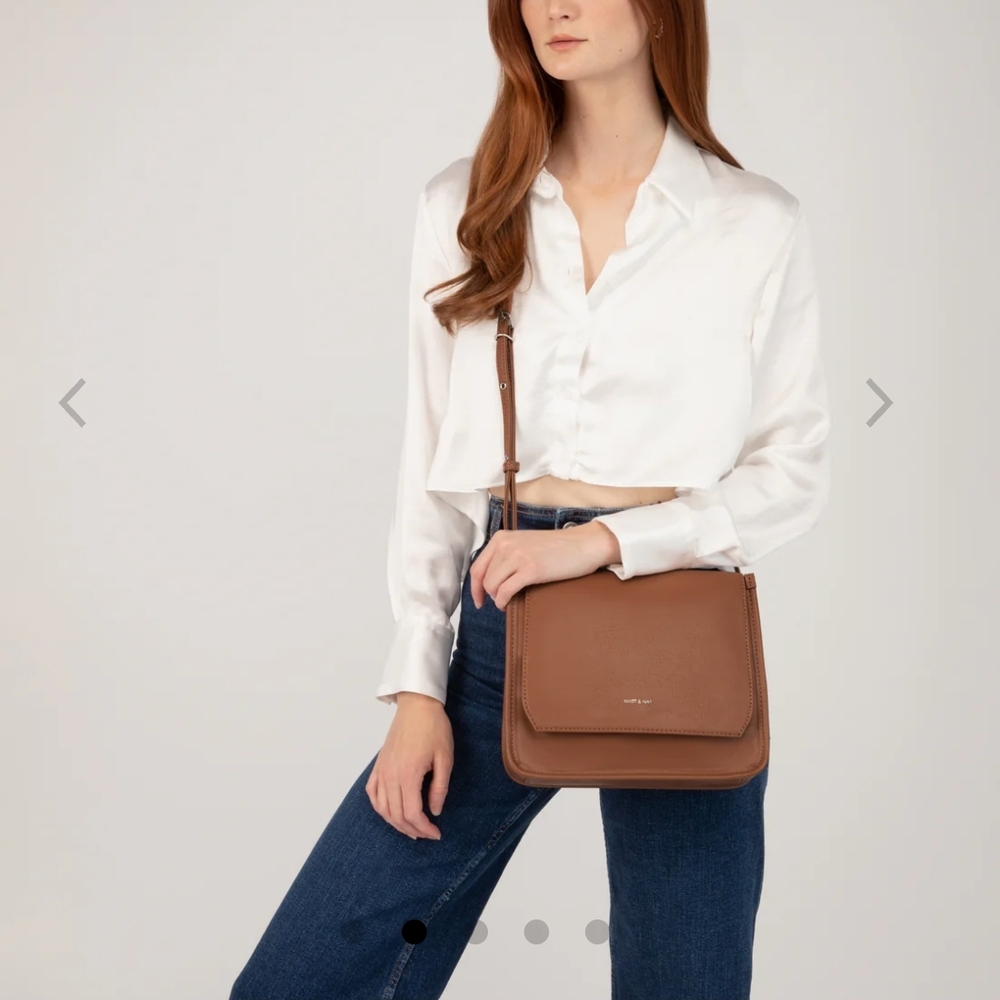 Matt & Nat Brown Vegan Crossbody Bag
